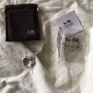 💯Authentic Coach stackable ring